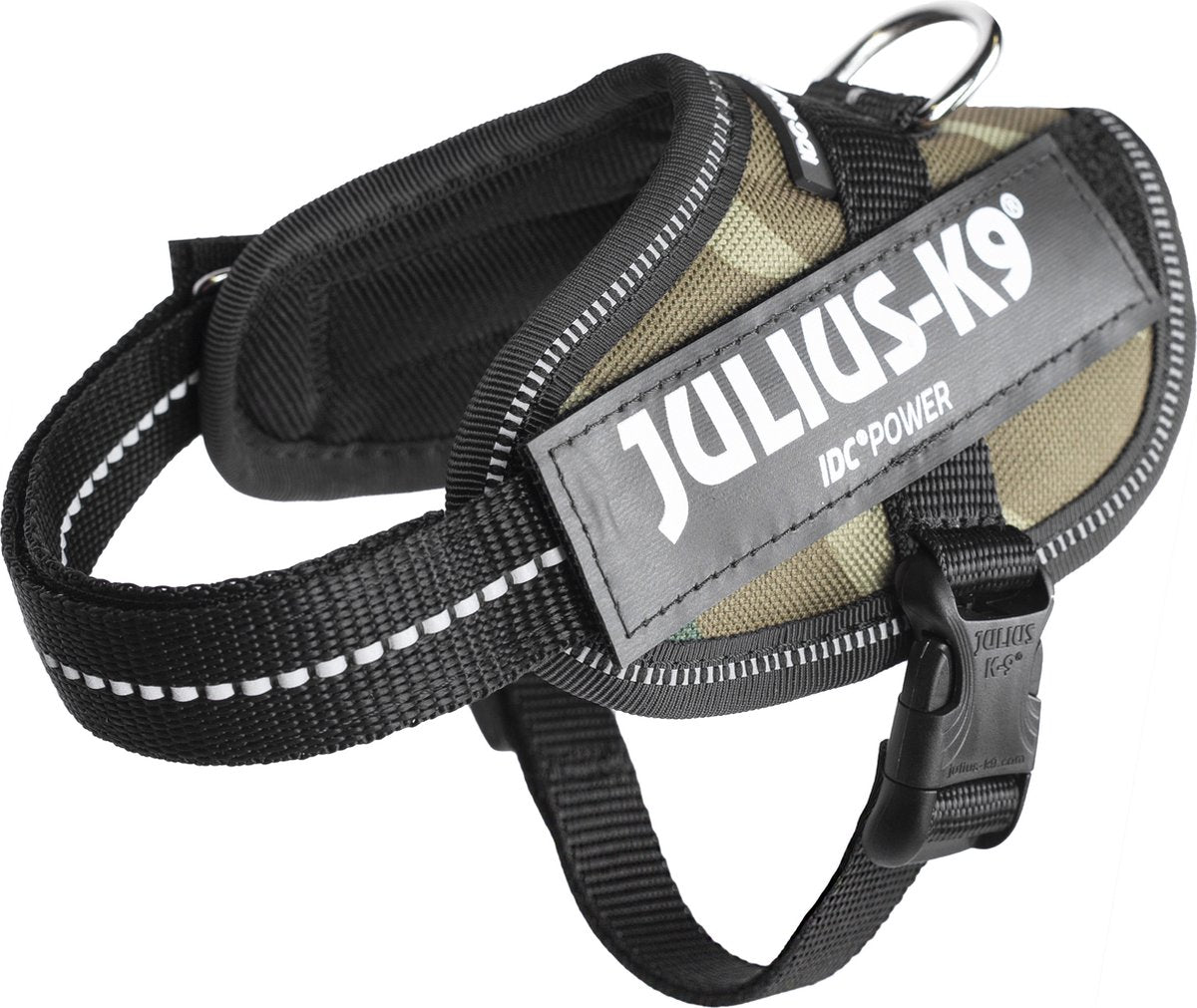 Julius k9 julius-k9 idc power harness - dog harness - 2xs - size baby 2 - camouflage-0